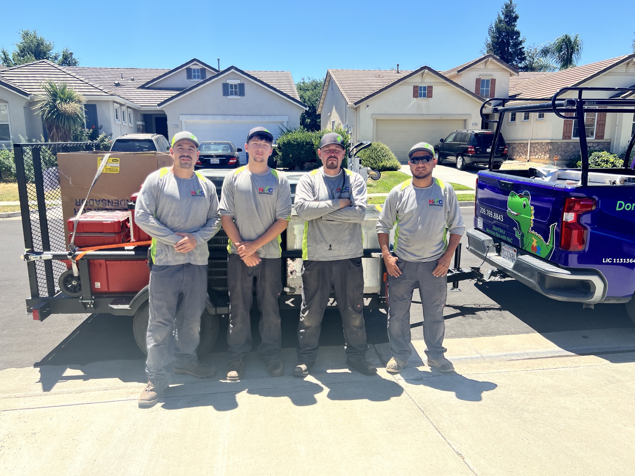 HVAC unit, customer photo